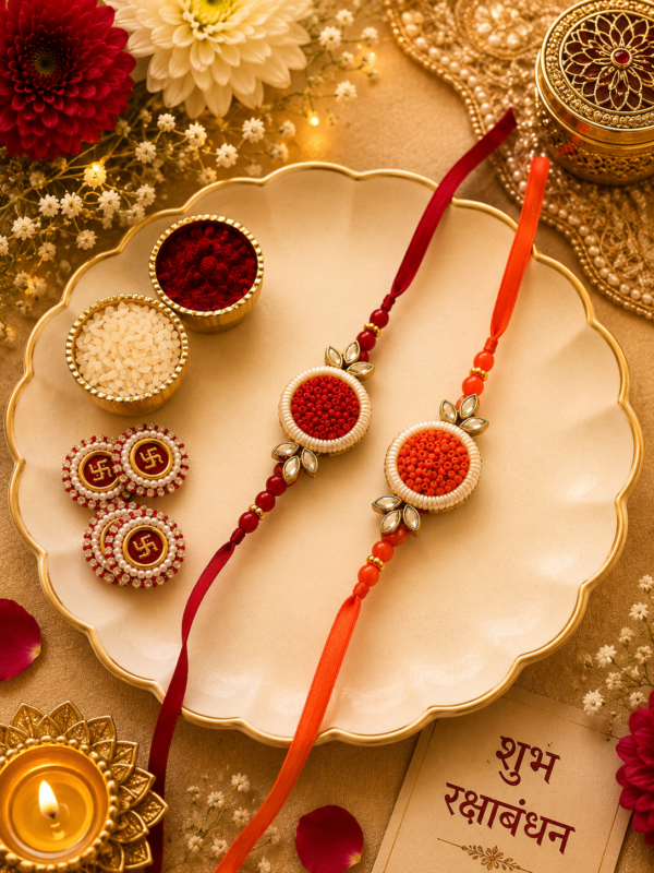 Coral Bloom Rakhi