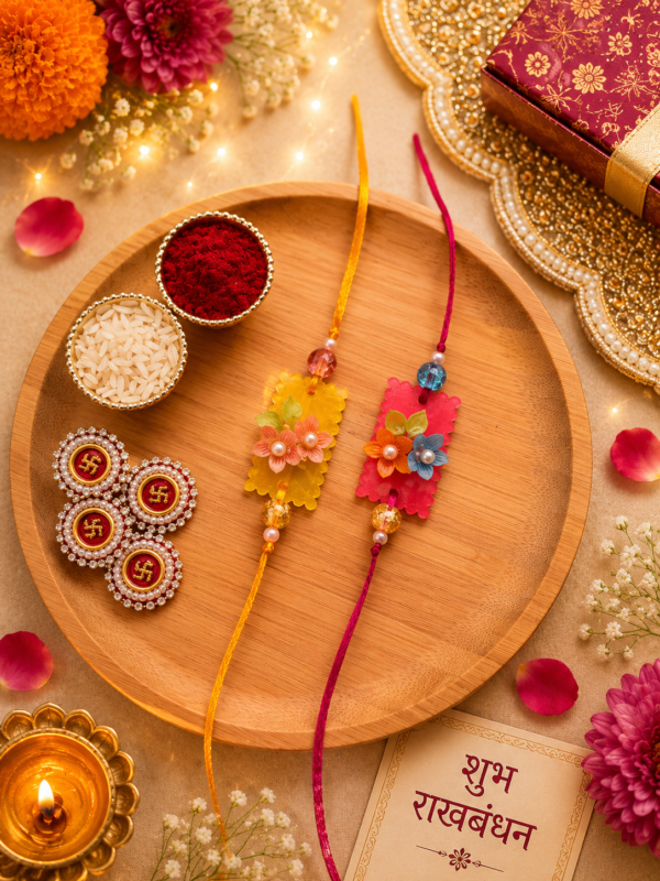Rangrez Floral Rakhi